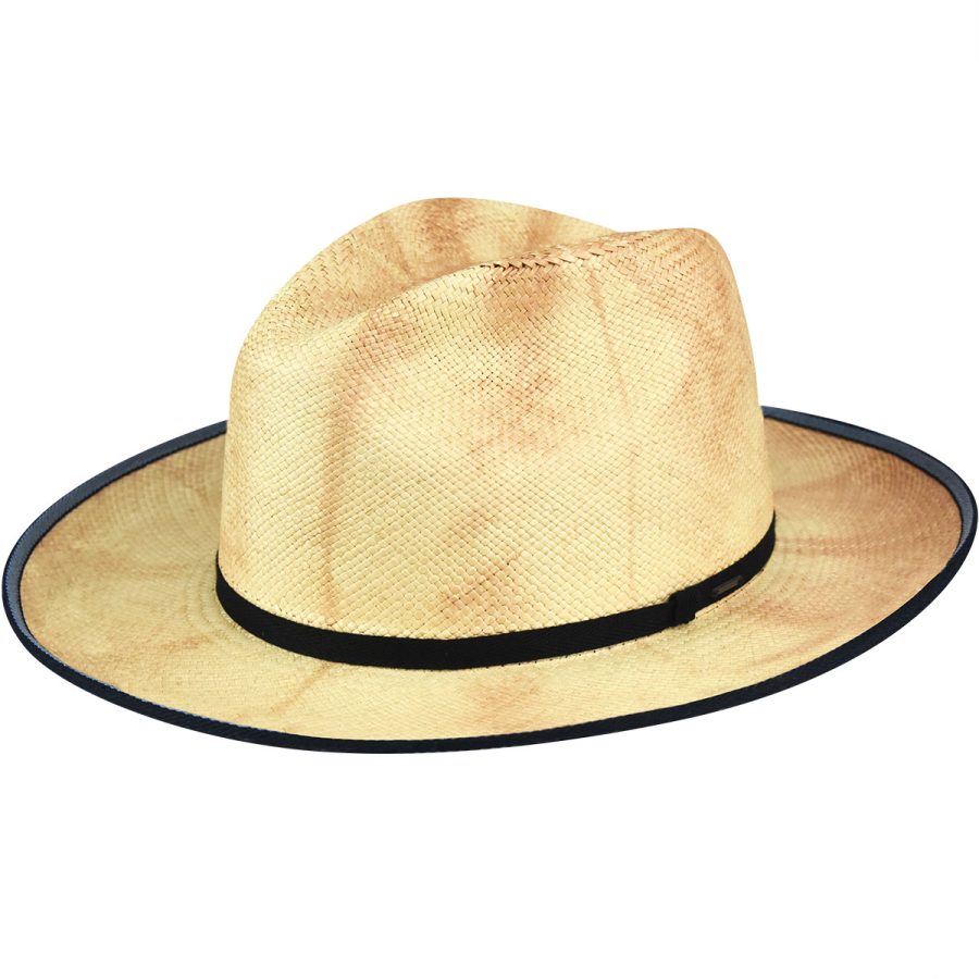 Parson Panama Fedora - Tea Stain/L