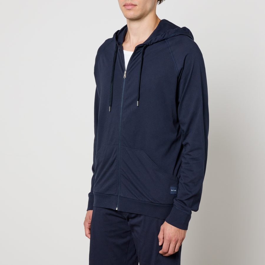 Paul Smith Loungewear Plain Cotton-Jersey Hoodie - M