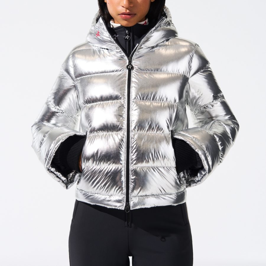 Perfect Moment Women's Polar Flare Ski Jacket Ii - Silver Foil - XS