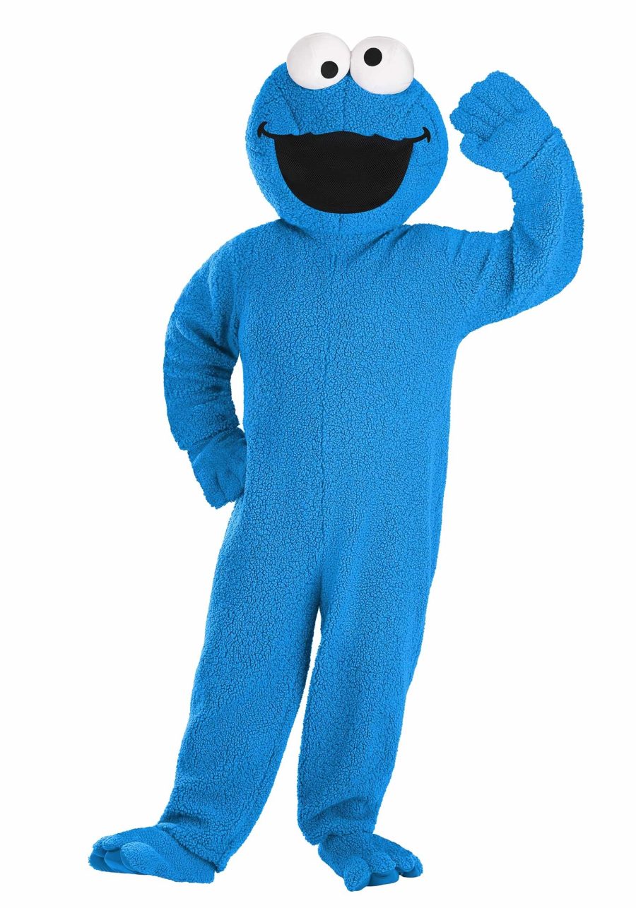 Plus Size Adult Sesame Street Cookie Monster Mascot Costume