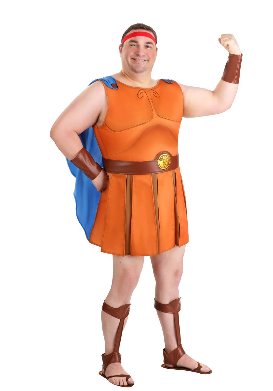 Plus Size Deluxe Disney Hercules Costume for Men