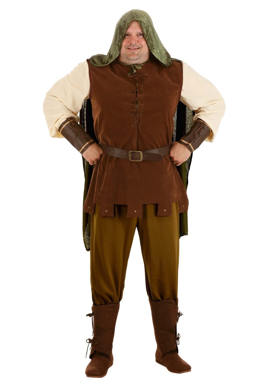 Plus Size Deluxe Robin Hood Men's Costume