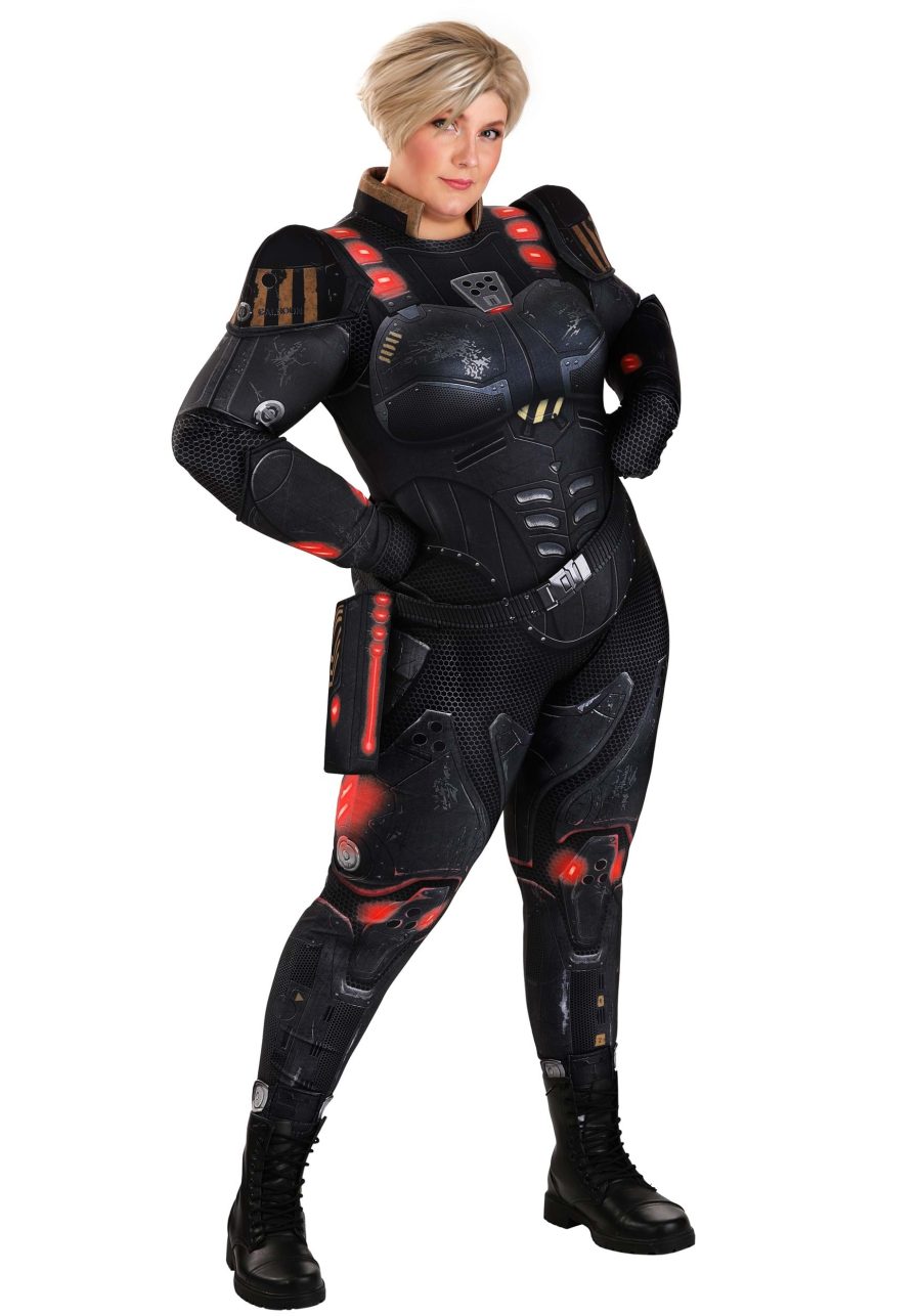 Plus Size Disney Wreck It Ralph Sergeant Calhoun Costume