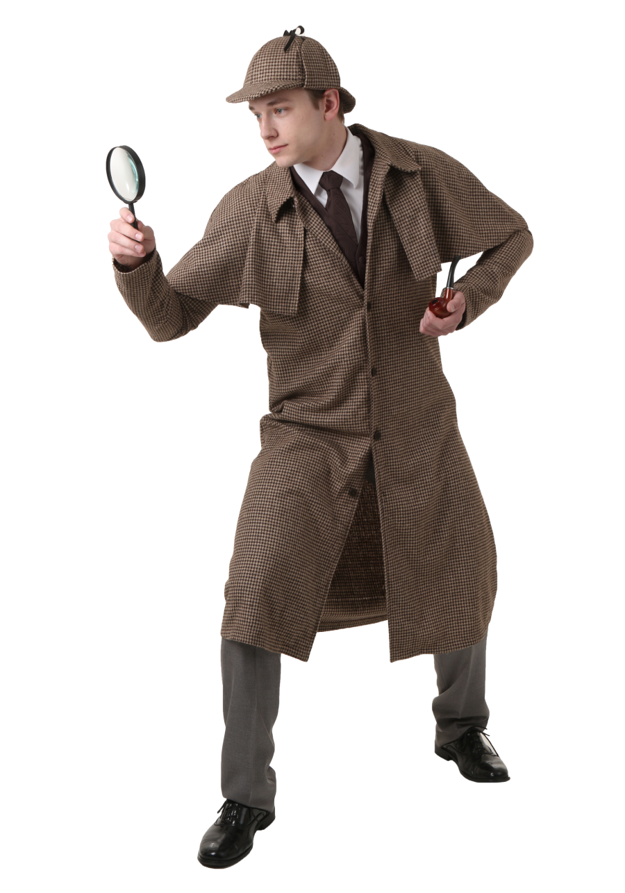 Plus Size Sherlock Holmes Men's Costume