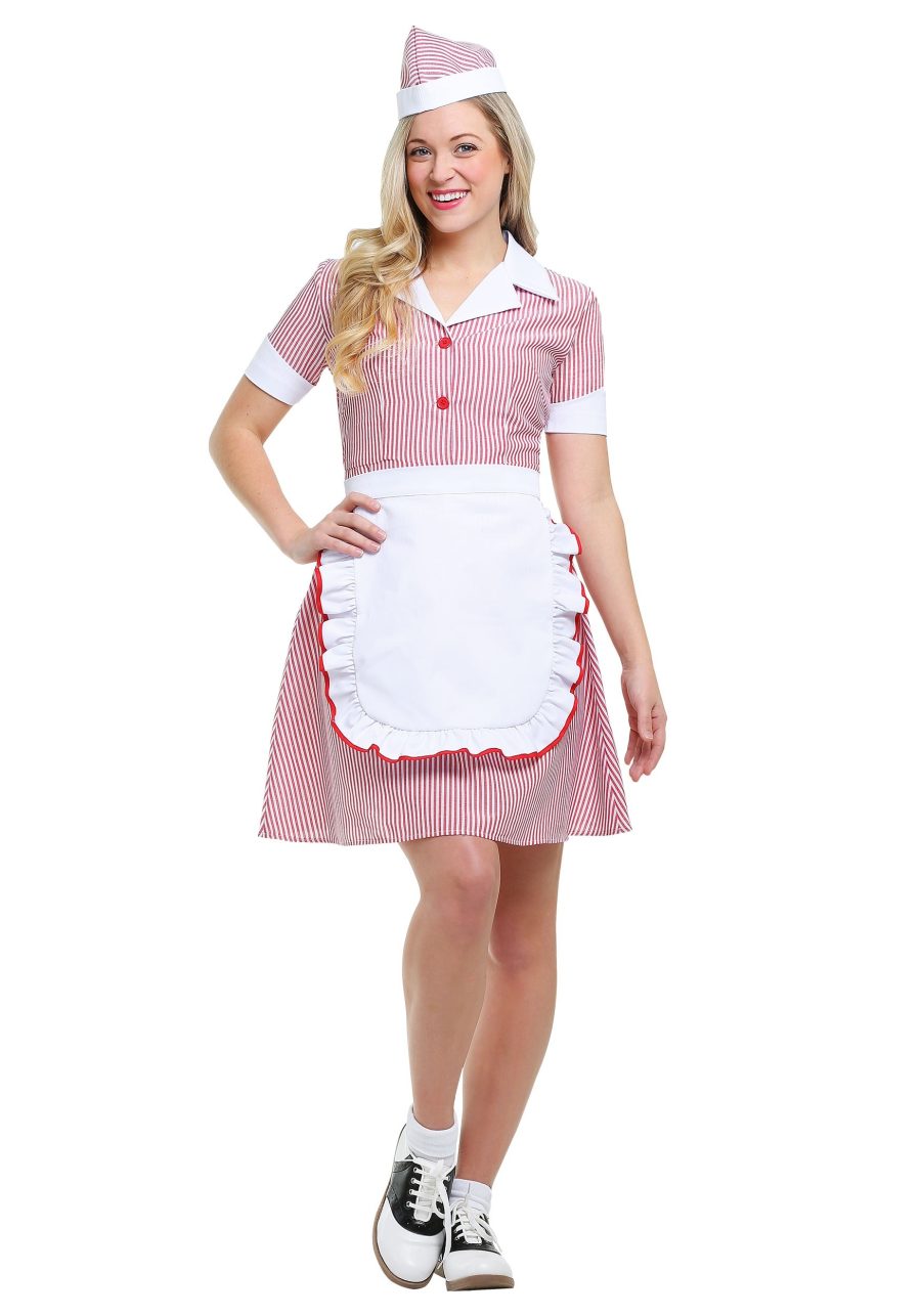 Plus Size Women's Car Hop Costume