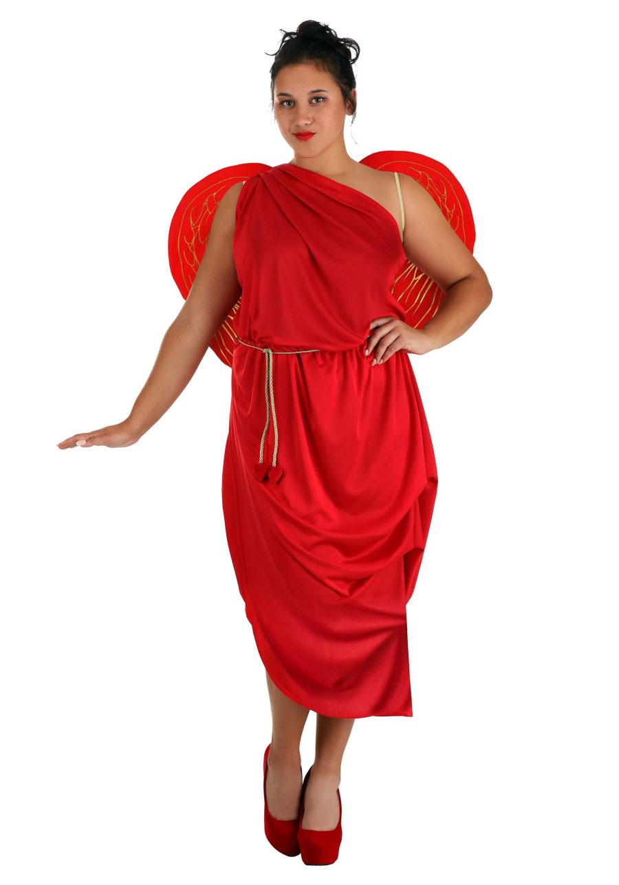 Plus Size Women's Cupid Costume Dress