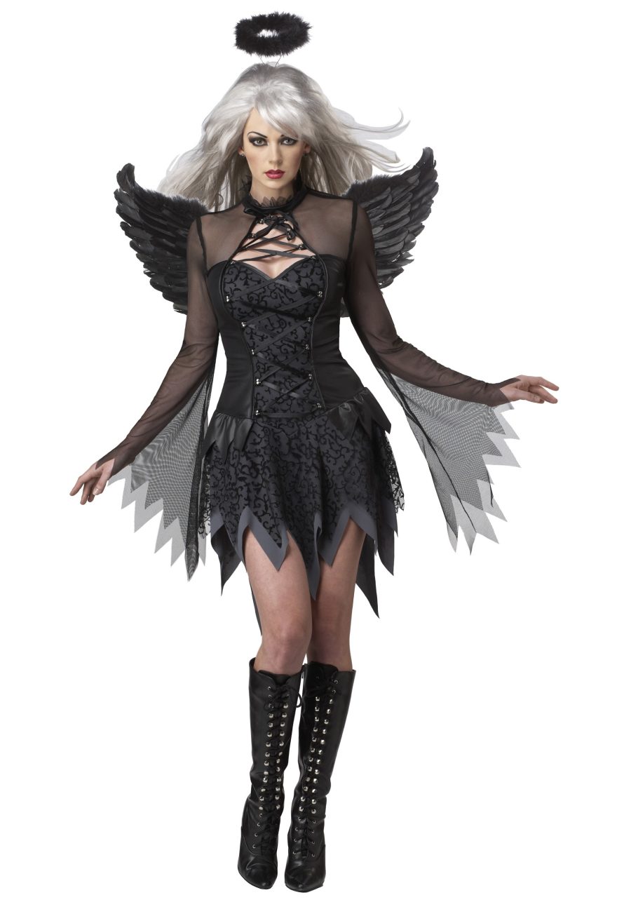 Plus Size Women's Sultry Fallen Angel Costume