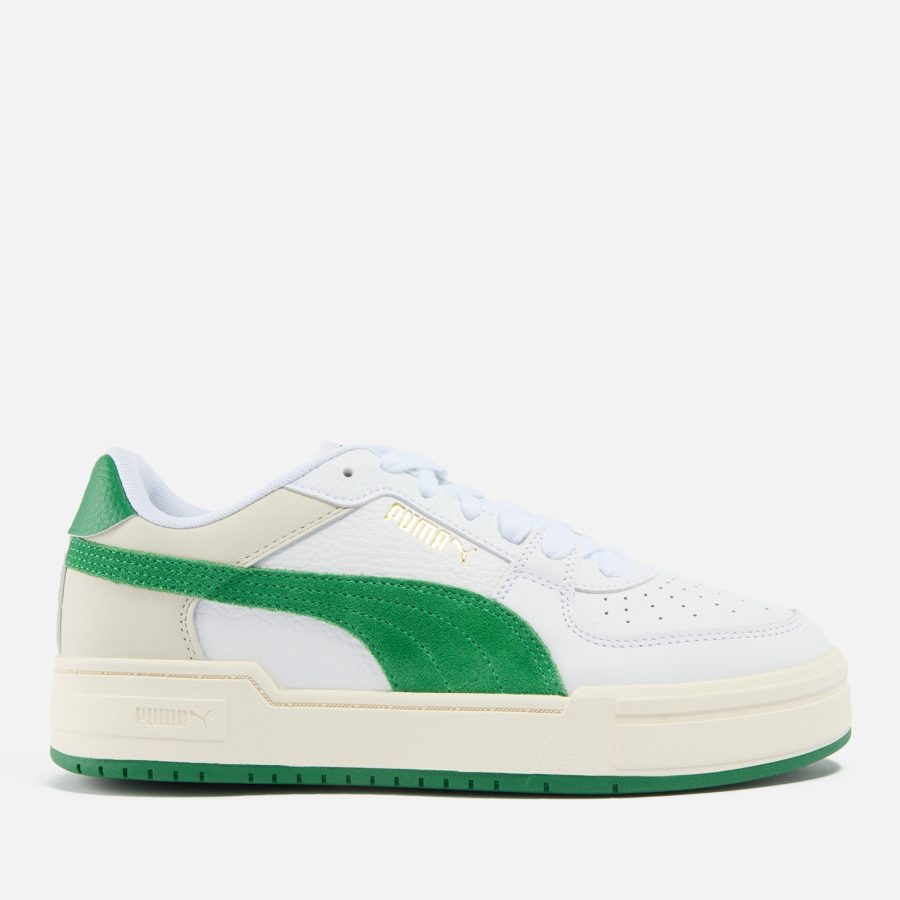 Puma CA Pro Suede Trim Leather Basket Trainers - UK 5