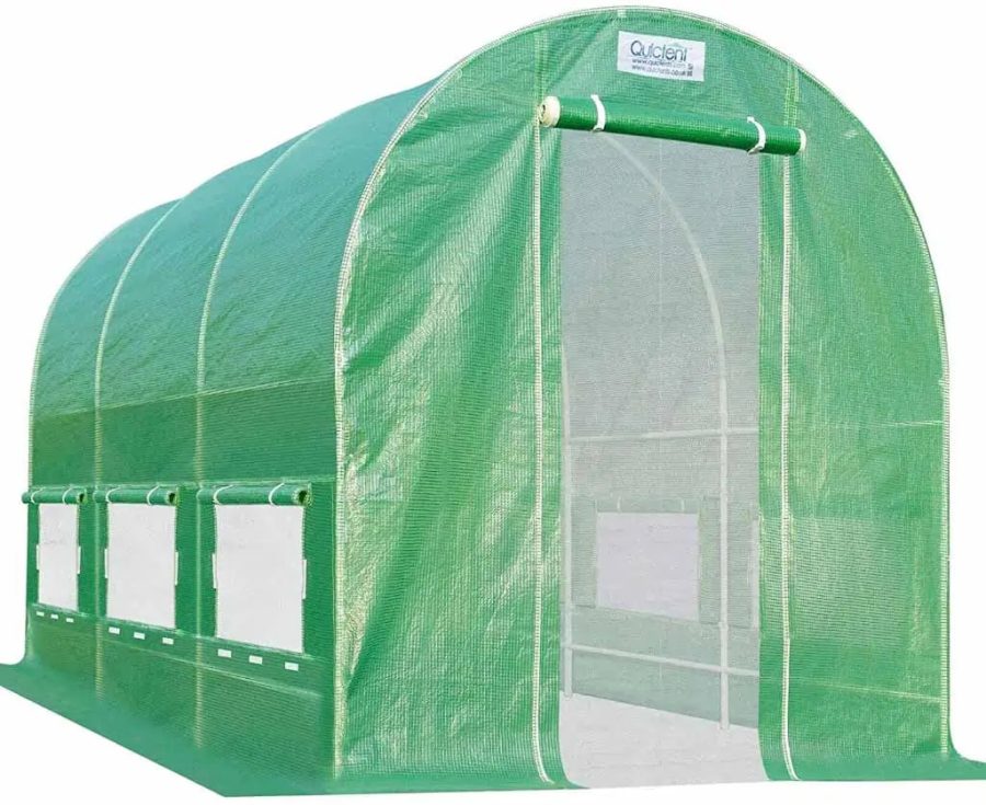 Quictent Tunnel Greenhouse, Overlong Cover, 8 Exhaust Vents