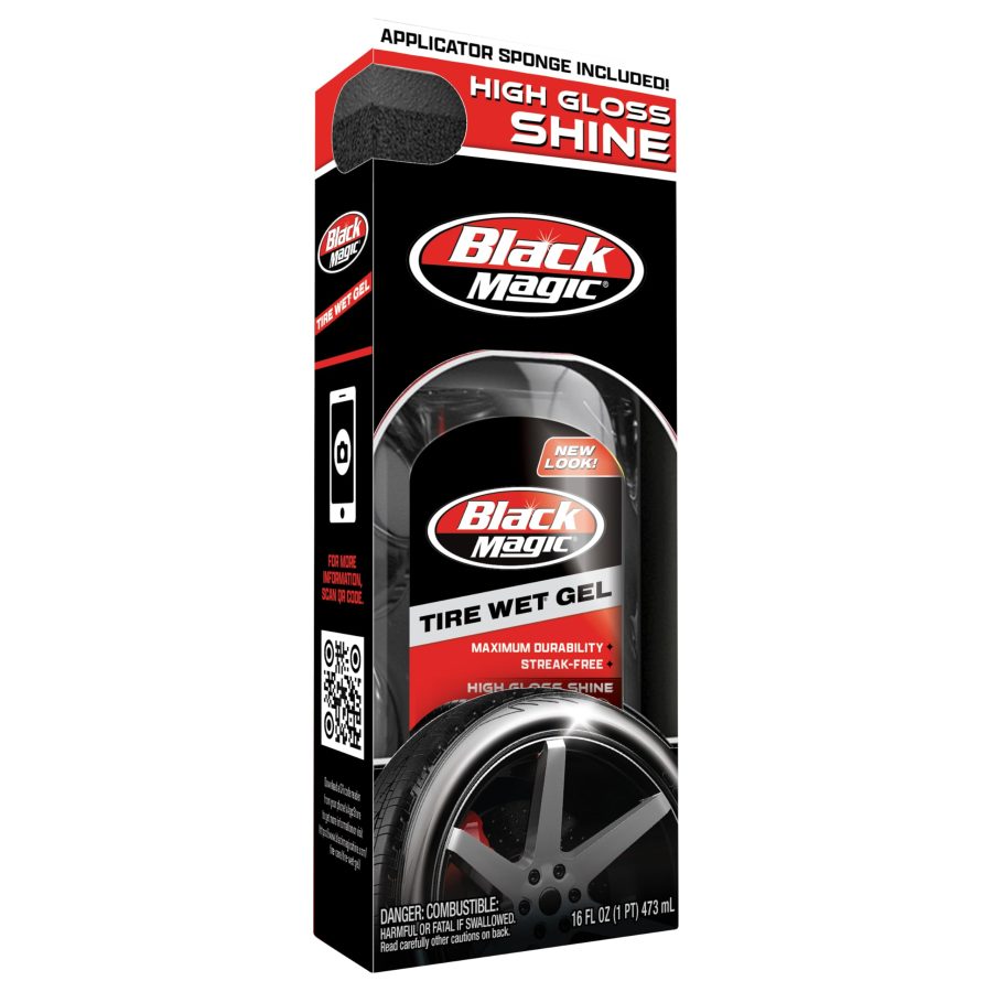 RAIN-X 5072647 Tire Wet Gel, 16 oz - Thick Clinging Formula Sticks To Tires To Produce Minimal Sling and a Glossy Shine