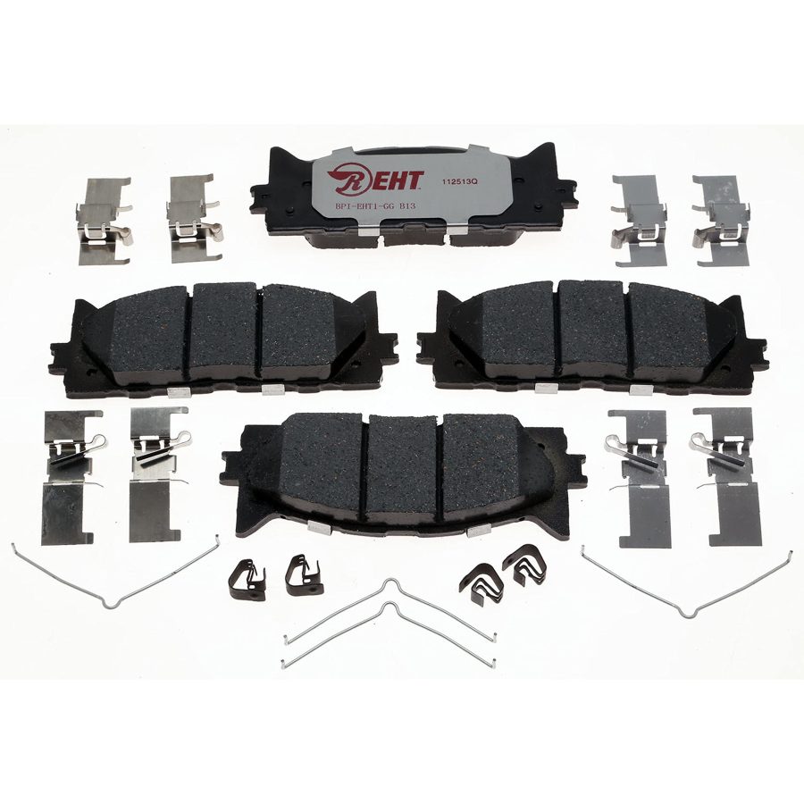 RAYBESTOS EHT1222H Premium Element3 EHT Replacement Front Brake Pad Set for Select Lexus ES300h/ES350 and Toyota Avalon/Camry Model Years