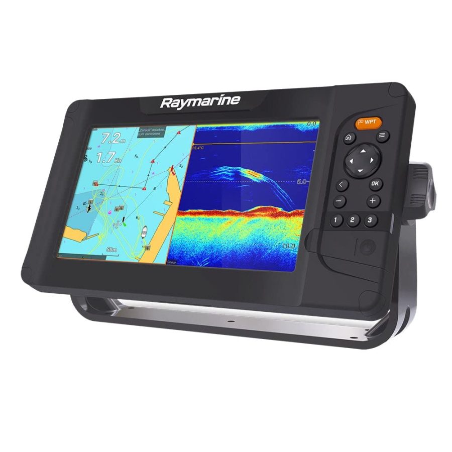 RAYMARINE E70533-00-NAG Element 9S Chartplotter with Navionics+ U.S. and Canada Charts, Without Transducer, Black, Small