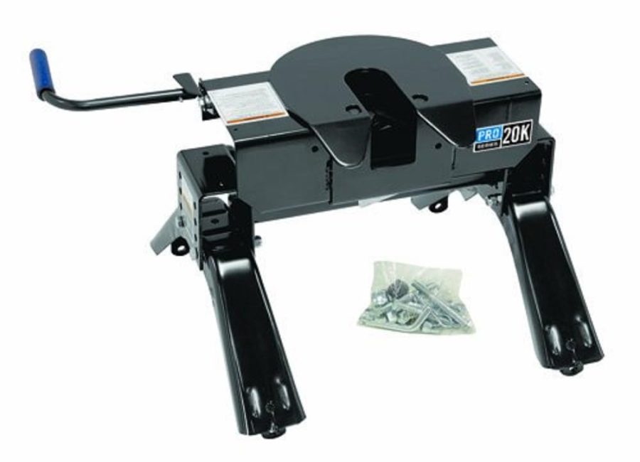 REESE 30119 20K Fifth Wheel Hitch (Includes: Head, Head Support, Handle Kit & Legs) (Rail Kit Sold Separately)