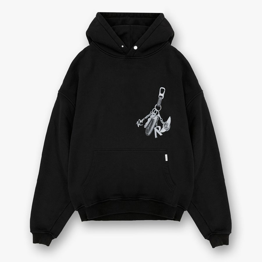 REPRESENT Keys To The Club Cotton-Jersey Hoodie - XL