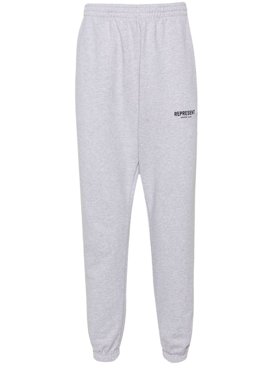 REPRESENT Owners Club Cotton Sweat Pants Ash Grey/Black