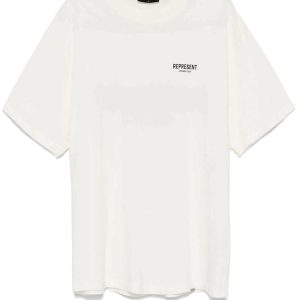 REPRESENT Owners Club Cotton T-Shirt Flat White