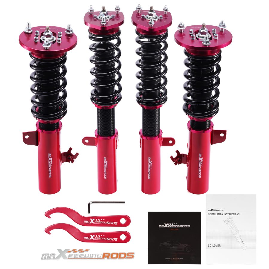 Racing Coilover Kits compatible for Toyota Camry 97-01 24 Ways Adj. Damper 1998 1999 2000 lowering kit