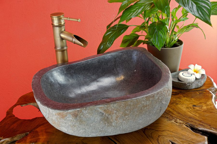 River Stone Washbasin 20-50cm Natural Stone Hand Washbasin Stone Nature