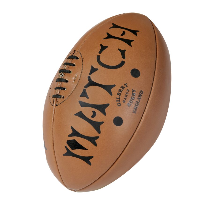 Rugby Ball Gilbert Héritage Leather (size 5)