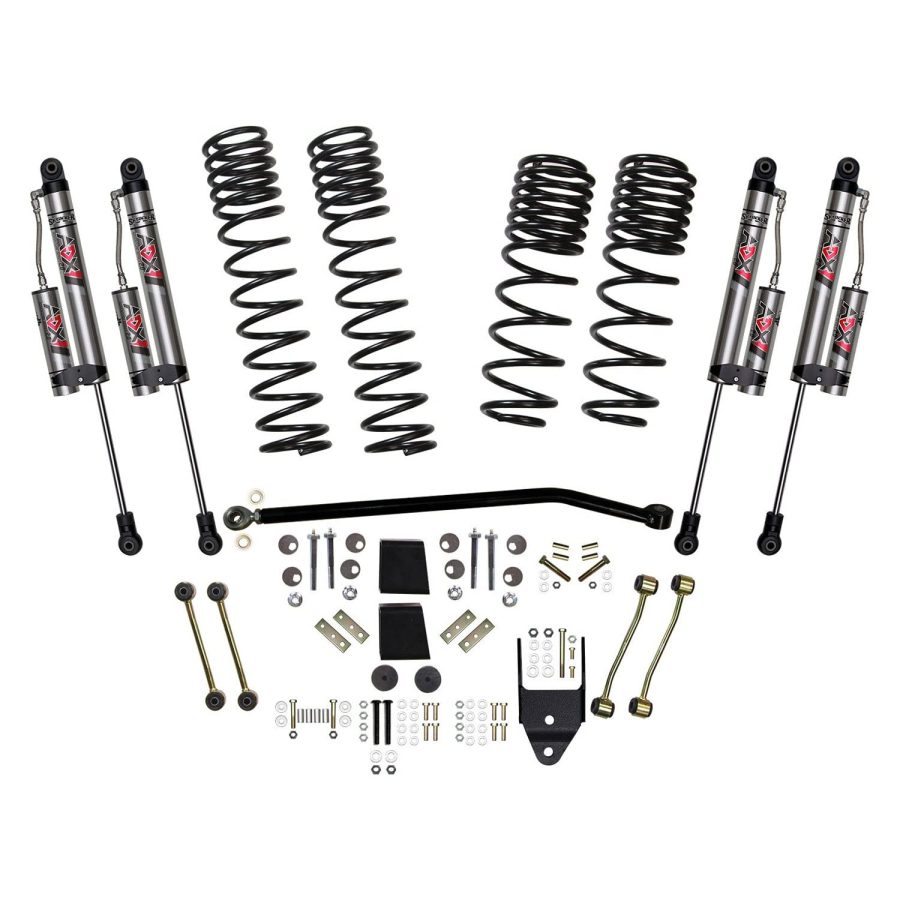 SKYJACKER JL35R3BKXLT 3.5 INCH Dual Rate Front And Rear Long-Travel Coil Spring Lift Kit