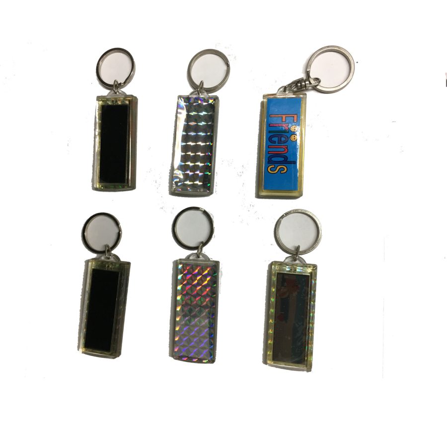 SOLAR POWERED ASSORTED KEY CHAINS - 3 PIECES PER ORDER