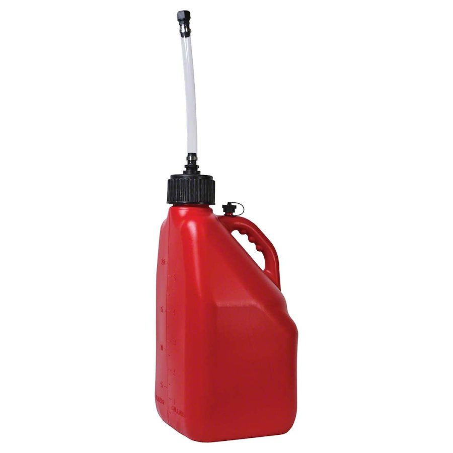 SPEEDFX 8830 Speed FX Liquid Storage Container 5 Gallon Capacity Red Plastic With Filler Hose and Cap