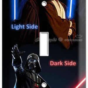 STAR WARS ANAKIN SKYWALKER LORD DARTH VADER SINGLE LIGHT SWITCH WALL PLATE COVER