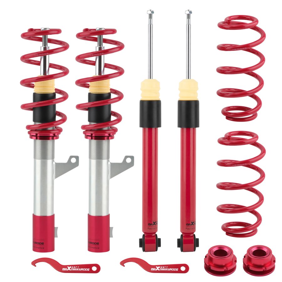 STREET COILOVER KIT compatible for VW MK5 MK6 JETTA SEDAN 2011-2014 SHOCKS ABSORBER lowering kit