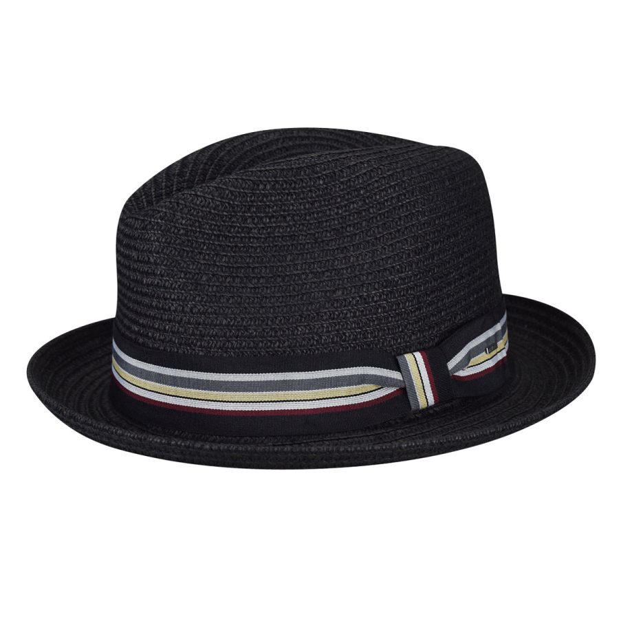 Salem Braided Fedora - Black/XXL