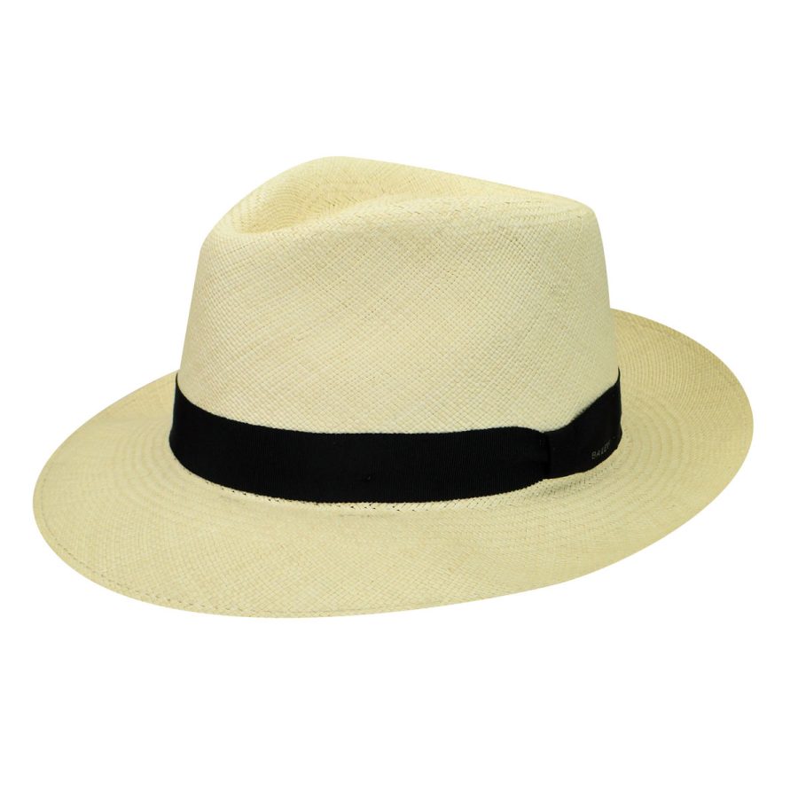 Salter Panama Fedora - Natural/6 3/4