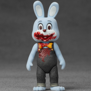 Silent Hill 3 Mini Action Figure Robbie the Rabbit Mini Blue Neo Version 10 cm