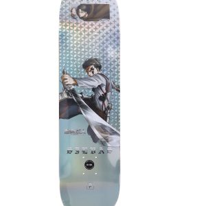 Skateboard Men's Silvas Levi Deck X Attack On Titan Green/multi