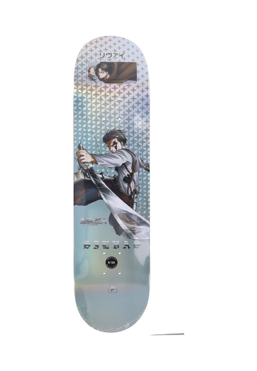 Skateboard Men's Silvas Levi Deck X Attack On Titan Green/multi