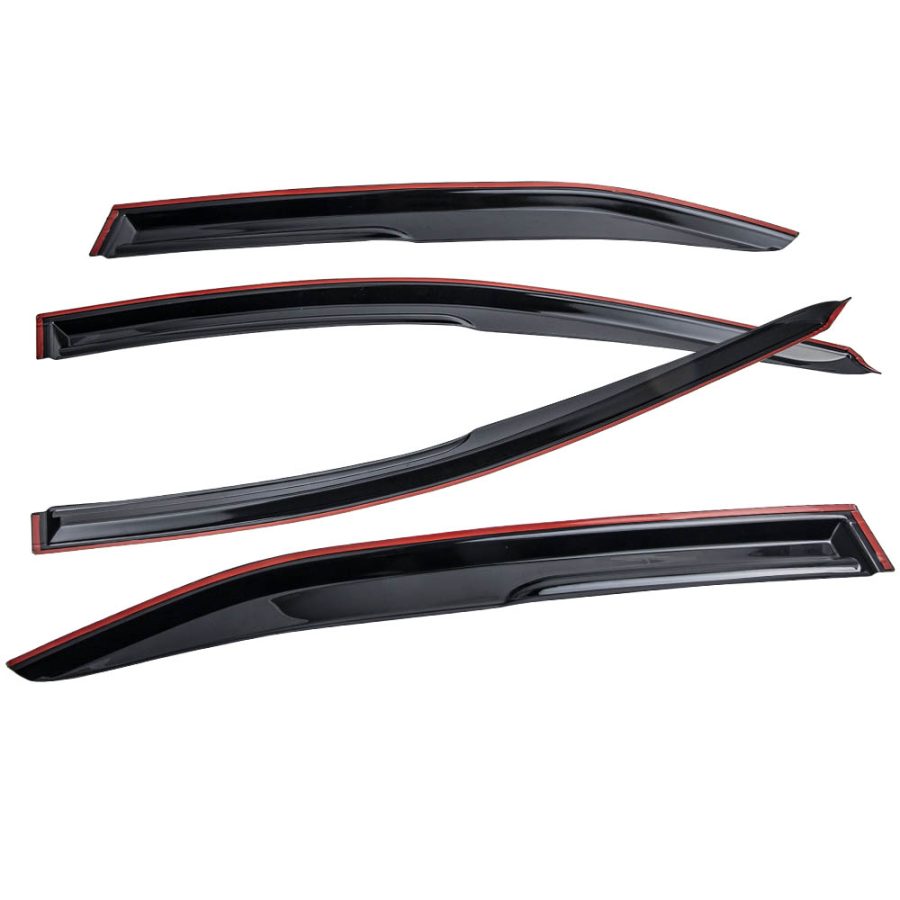 Smoke Acrylic Window Visor Sun Rain Guard Vent Shade compatible for Toyota Camry 2007-2011