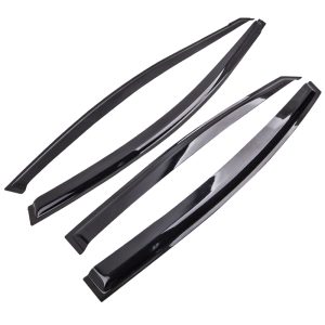 Smoke Window Visor Sun Rain Guard Vent Shade compatible for Hyundai Accent Sedan 2012-2017