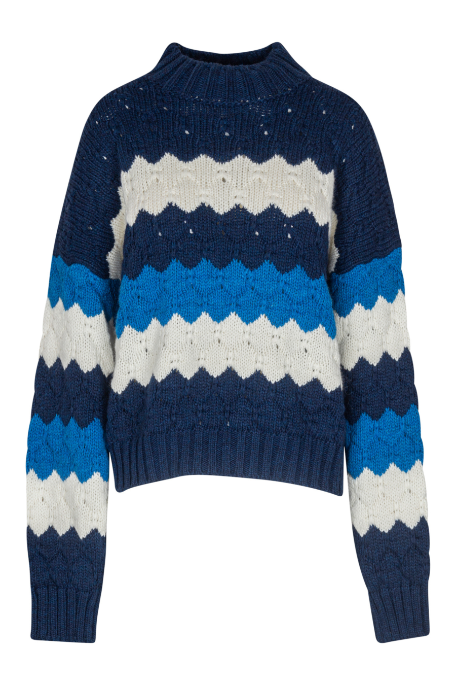 So Allure - Sweater - 441919 - Cream/Blue