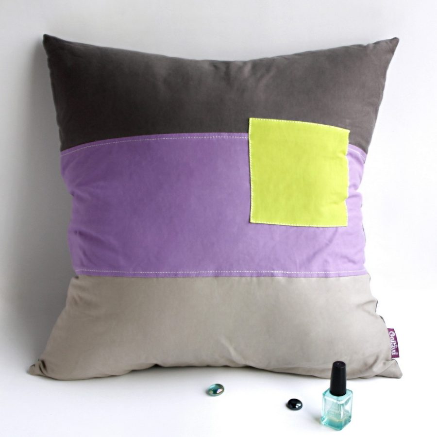 [Square Feeling] Knitted Fabric Pillow Cushion