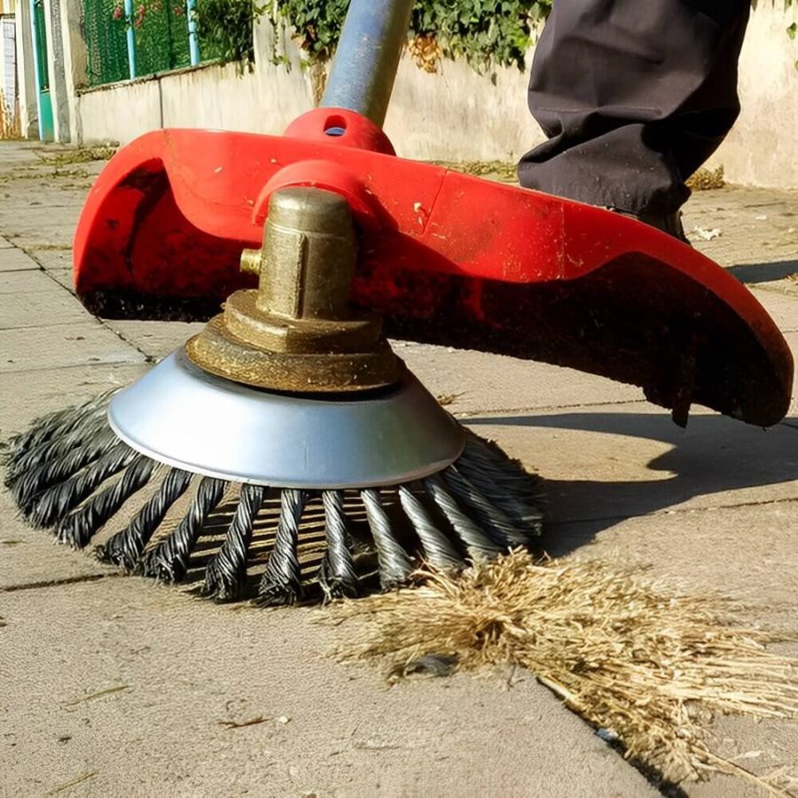 Steel Wire Brush Trimmer Head, 20cm