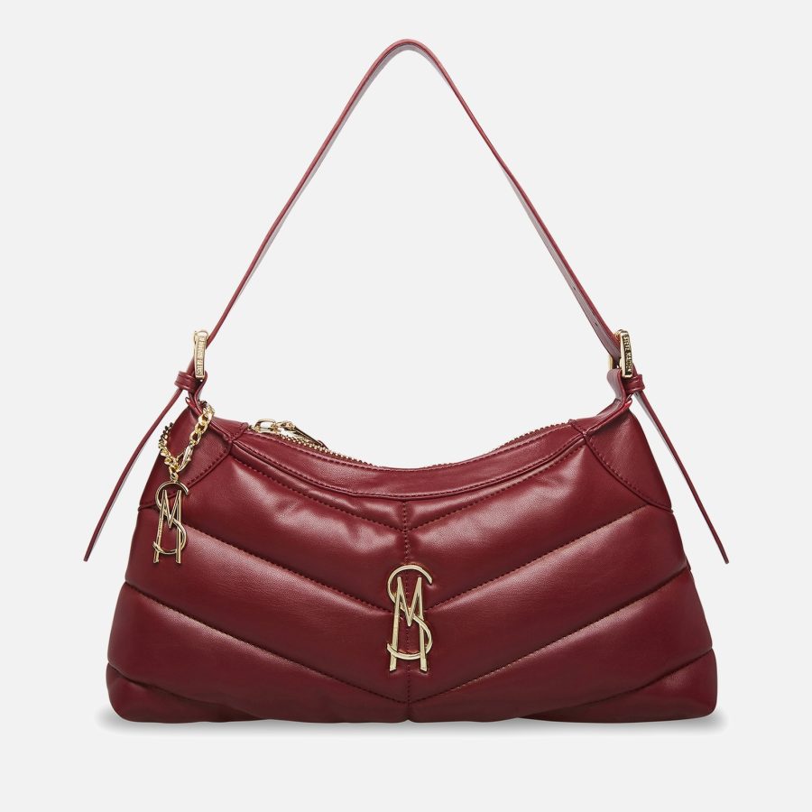 Steve Madden Women's Bgal Quilted Shoulder Bag - Wine