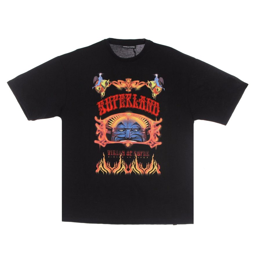 Superland Print Tee Black Men's T-Shirt