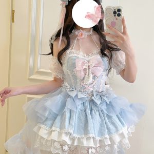 Sweet Lolita Dress Polyester Sleeveless Jumper Sweet Lolita Dress