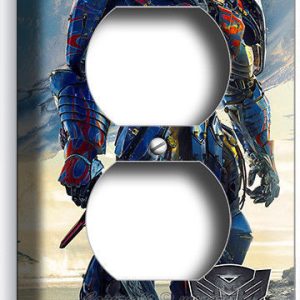 TRANSFORMERS AUTOBOTS OPTIMUS PRIME OUTLET WALL PLATE COVER BOYS BEDROOM DECOR