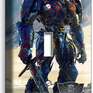 TRANSFORMERS AUTOBOTS OPTIMUS PRIME SINGLE LIGHT SWITCH WALL PLATE COVER DECOR