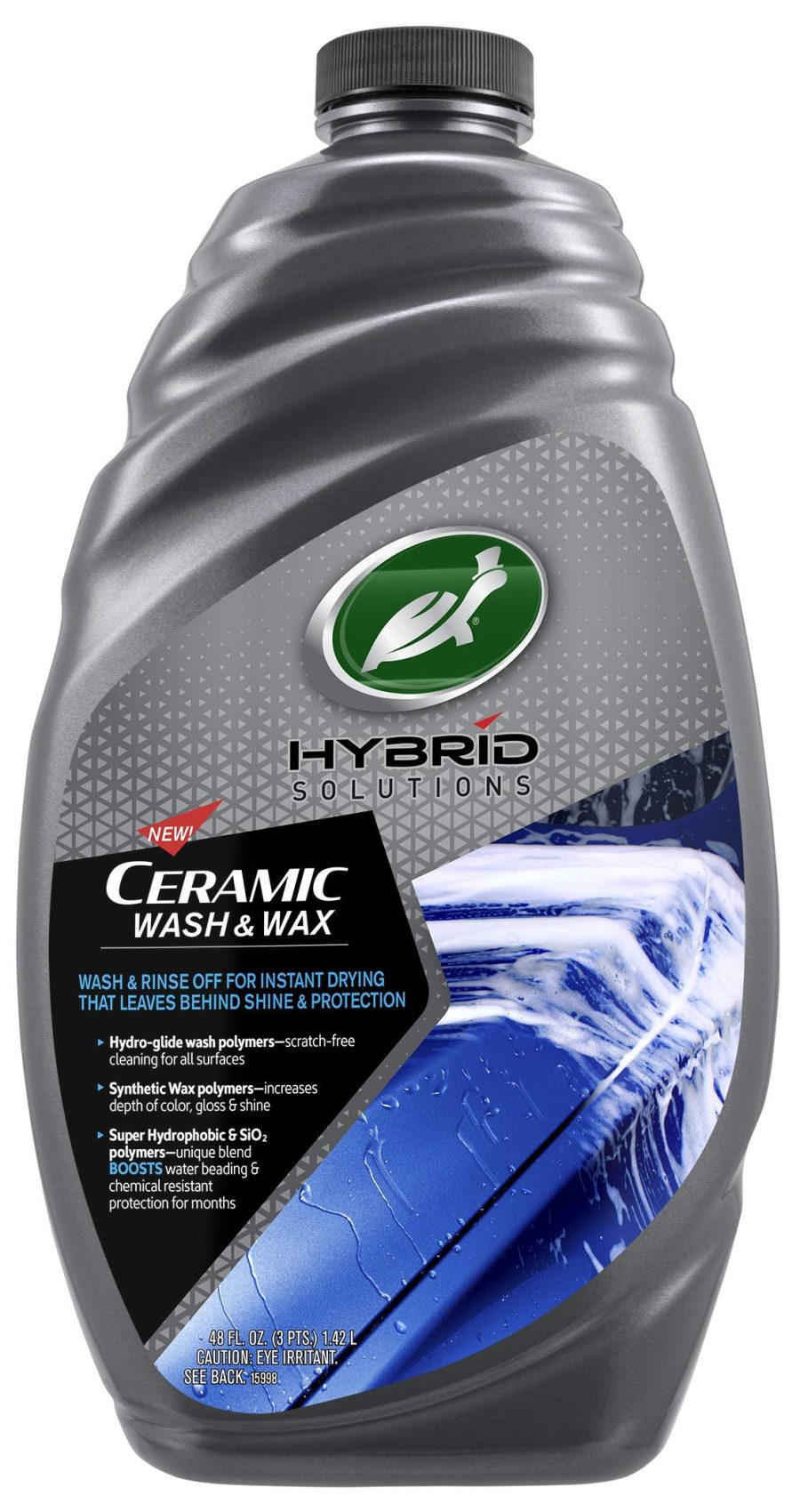 TURTLE WAX 53411 Hybrid Solutions Ceramic Wash and Wax - 48 Fl Oz.