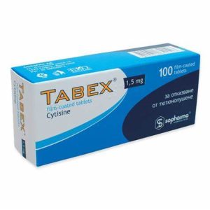 Tabex 1.5 mg x100 tablets -Quit Smoking