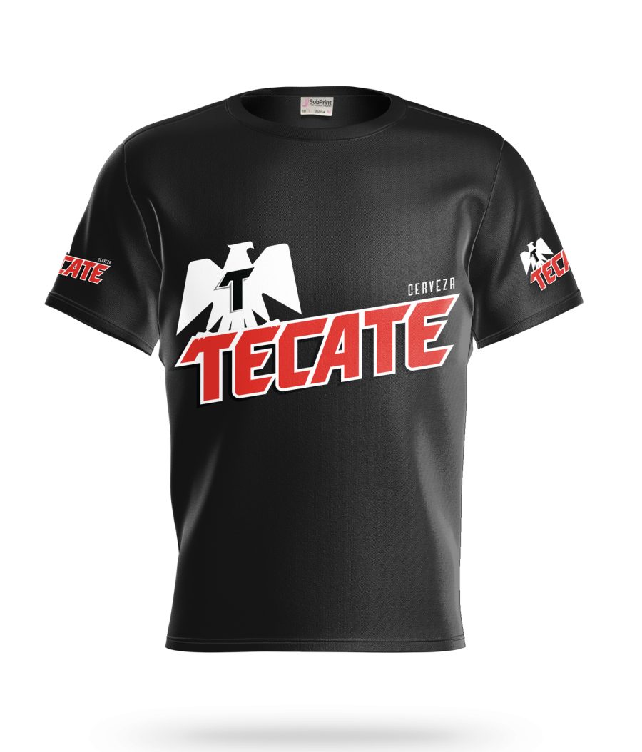 Tecate Beer Logo Black Short Sleeve T-Shirt Gift New Fashion