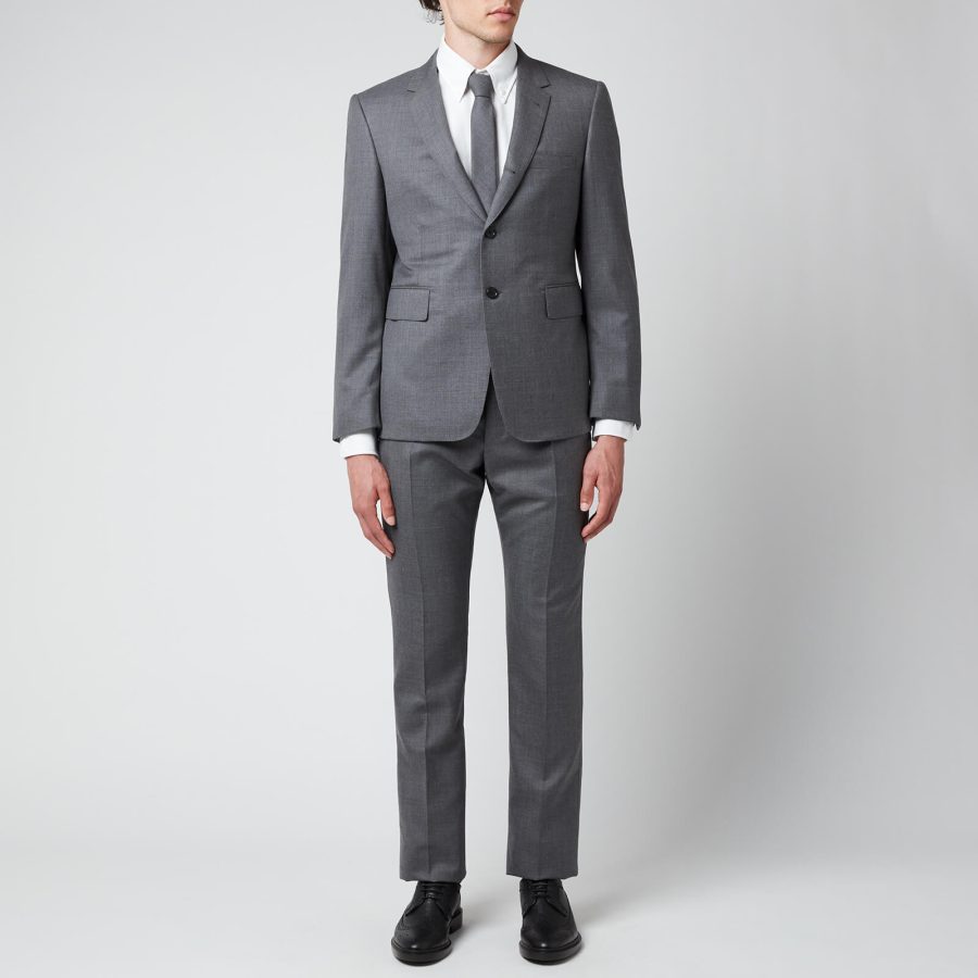 Thom Browne Men's Classic Twill Super 120 Suit - Medium Grey - 3/L