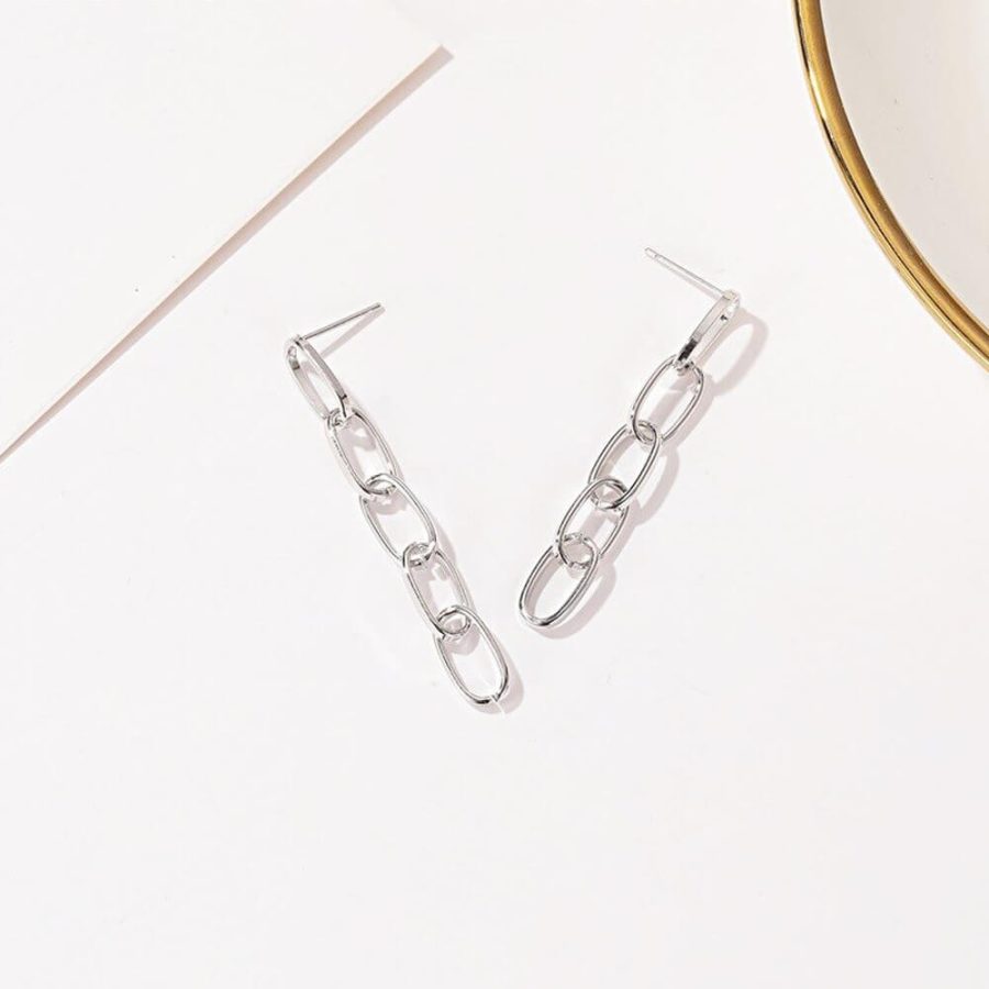 Trendy Dangle Paper Clip Earring