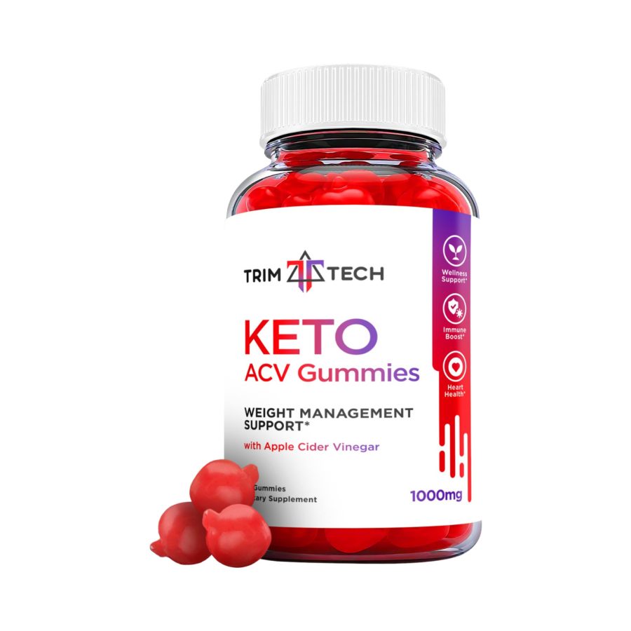 Trim Tech Keto Gummies - TrimTech Keto ACV Gummies Weight Loss - 60 Gummies