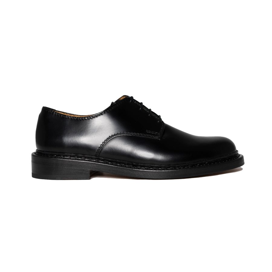 Uniform Parade Shoes in Black Leather